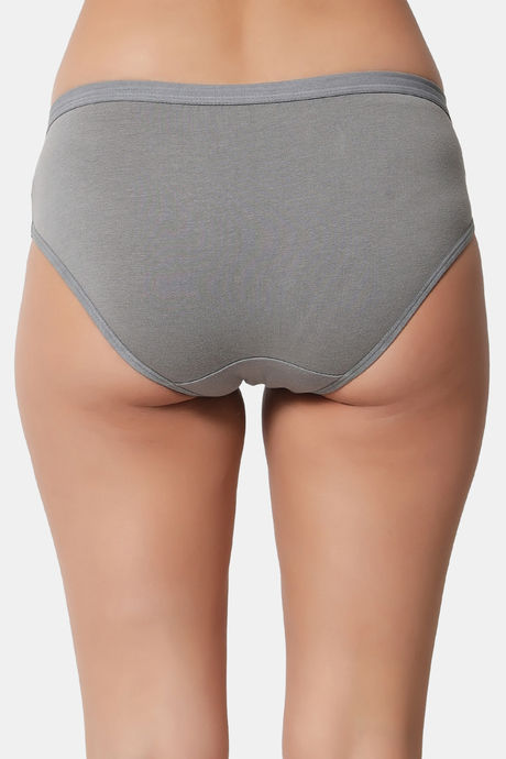 Bleeding Heart Medium Rise Full Coverage Bikini Panty (Pack of 3) - Multicolor — image 3